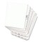 Avery Dennison Numerical Index Tab 8-1/2 x 11", #13, White, PK25 11923 - alternate 12