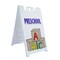 Signmission Preschool, A-Frame & 2 Decals Installed, Heavy-Duty Plastic Frame SBHD-D-2436-Preschool - alternate 1