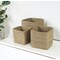 Homeroots Set of Three 16" Brown Square Wicker Basket, 3PK 392151 - alternate 6