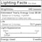 Bulbrite 40W Equivalent Amber Light G25 Dimmable LED Filament Light Bulb, 2PK 861031 - alternate 3