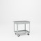 Pucel Tray Top Box Truck, 24 in W x 36 in D x 37 in H, 6 in Deep Box, Light Blue TT-2436-6P - alternate 1