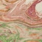 Homeroots 8' Coral Green And Ivory Round Abstract Washable Indoor Outdoor Area Rug 602619 - alternate 7