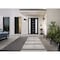 Vdomdoors Front Exterior Prehung FiberGlass Door Frosted Glass / Manux 8088 Matte Black / Sidelight Exterior MANUX8088EXD-BLK-W30+16 x H80-LH - alternate 4