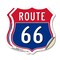 Signmission Route Marker Shield Sign Route 66, 18 inch X 18 inch, Vinyl Decal, 2PK SHI-D-2PACK-18-459 - alternate 1