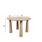 Homeroots 52" Natural Solid Wood Round Top Dining Table 721120 - alternate 3