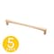 Sapphire Comet Series 7-1/2 in. 192 mm Center-to-Center Modern Gold Cabinet Hardware Handle/Pull, 5PK SP-2075-192-BRA-5 - alternate 1