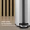 Happimess Roland Mini 2.6-Gallon Step-Open Trash Can, Platinum Silver HPM1009A - alternate 9