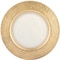 Homeroots 13in Clear And Gold Round Glass Handmade Charger Plate 375871 - alternate 6