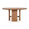Homeroots 60" Brown Rounded Solid Wood Dining Table 549040 - alternate 9