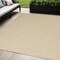 Homeroots 5' X 7' Natural And Ivory Geometric Indoor Outdoor Area Rug 569809 - alternate 9