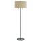 Homeroots 59" Bronze Two Light Traditional Shaped Floor Lamp With Brown Rectangular Shade 526261 - alternate 1