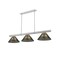 Z-Lite Vanguard Brushed Nickel 3 Light Billiard 3050-3BN-ARS - alternate 6