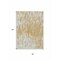 Homeroots 8' X 10' Gold And Ivory Abstract Washable Indoor Outdoor Area Rug 612662 - alternate 5