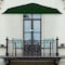 Pure Garden 9ft Half Umbrella, Hunter Green 50-LG1036 - alternate 1