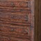 Homeroots 37" Chocolate Solid Wood Five Drawer Chest 524563 - alternate 6