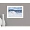 Homeroots Blue Waves 1 White Framed Print Wall Art 405036 - alternate 4