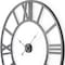 Homeroots 42" Black Iron Analog Round Wall Clock 609407 - alternate 4
