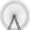 Homeroots Metal And Wood London Eye Moveable Sculpture 392560 - alternate 9