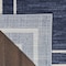 Homeroots 9' X 12' Navy Blue And Ivory Indoor Outdoor Area Rug 545480 - alternate 8