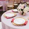 Smarty Had A Party Solid White Economy Round Disposable Plastic Dinnerware Value Set, 240PK 110WH-VP-CASE - alternate 1