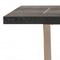 Homeroots 95" Dark Brown And Brass Metal Sled Base Dining Table 487883 - alternate 6