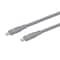 Monoprice USB4 Gen 3 Silicone Cable - 40Gbps, 8K60Hz, 4K120Hz, PD 3.1 Fast Charging, 3ft, Gray 47209 - alternate 1