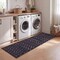 Jonathan Y Leila Moroccan Diamond Trellis Non-Slip Machine-Washable Dark Gray/Ivory 2 ft. x 8 ft. Runner Rug CMR101K-28 - alternate 6