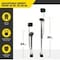 Toolpro Adjustable Stilts Aluminum, 24in to 40in With Soft Straps TP72441 - alternate 6