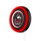 Holland Bar Stool University of Northern Illinois 15 Double Neon Wall Clock Clk15BK - alternate 5