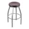Holland Bar Stool Co 802 Misha Stainless Steel 36in Swivel Bar Stool with Dark Cherry Maple Seat 80236SSDCMpl - alternate 1