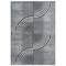 World Rug Gallery Contemporary Arch Knot Design Area Rug 5 ft x 7 ft Gray WR33GRAY5X7 - alternate 9