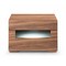 Homeroots 16" Wood Lighted Two Drawer Nightstand 473032 - alternate 1
