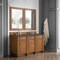 James Martin Vanities Bristol 60'' D Vanity, Saddle Brown w/ Parisien Bleu Silestone Top w/FreePower Wireless Charger 157-V60D-SBR-FPBL - alternate 7
