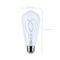 Satco 6W LED Reminiscent Flex Gray Filament ST19 Loop Medium Base 2700K CCT Clear 120 Volt S10525 - alternate 4
