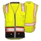 Dome75 DYNAMIC Series Heavy Duty Economy Contrast Black Bottom Vest with MUL System & ProPocket MD DV3525 - alternate 6