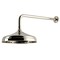 Kingston Brass 10" Round Raindrop Brass Shower Head with 17" Shower Arm, Polished Nickel K225K16 - alternate 1