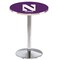 Holland Bar Stool Co 42" Chrome Northwestern Pub Table, 36" dia. Top L214C4236Nthwst - alternate 1