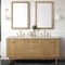 James Martin Vanities Laurent 72" Double Vanity, Light Natural Oak, w/ 3 CM Tajnar Eclos Top w/FreePower Wireless Charger 545-V72-LNO-FTJR - alternate 7