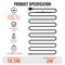 Vevor Self-Regulating Pipe Heating Cable 5W/ft w/ Built-in Thermostat 60 Feet 5MLTV1-60 - alternate 7