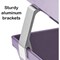 Acrimet Facility 2 Tier Letter Tray Side Load Letter Size Desktop File Organizer Plastic Purple 253.LO - alternate 6