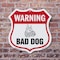Signmission Dog Warning Shield Sign Bad Dog, 6 Inch X 6 Inch, Plastic Sign SHI-P-6-377 - alternate 6