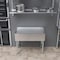 Amgood 36 in. x 18 in. Stainless Steel Underbar Drainboard AMG UD-1836-Z - alternate 8