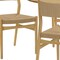 Homeroots Seven Piece Oak Oval Dining Set with Six Chairs 571735 - alternate 8