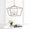 Jonathan Y Gatsby 23" 4-Light Adjustable Iron Rustic Glam LED Pendant, Gold JYL7520C - alternate 11