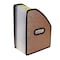 C-Line Products 8-1/2" x 11" Blackened Bronze 13-Pocket Vertical Stand-Up Expanding File, 1/EA 53316 - alternate 1