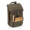 Picnic Time Family Of Brands 2 Bottle Insulated Wine & Cheese Cooler Tote, Khaki Green with Brown Accents 540-04-140-000-0 - alternate 1