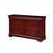 Homeroots 57" Brown Solid Wood Double Dresser 374204 - alternate 6