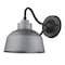 Homeroots Barnes 1-Light Gray Wall Light 398479 - alternate 1