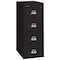 Fireking 15-1/4" W 4 Drawer Fire-Resistant Vertical File Cabinet, Black, Legal 4-2131-CBL - alternate 1