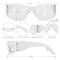 Bison Life Hyline, Safety Glasses, Anti-Fog & Anti-Scratch, Clear Lens/Color Temple Lens, 12 PK SH-HYSG-CLLCT-ES01-12 - alternate 6